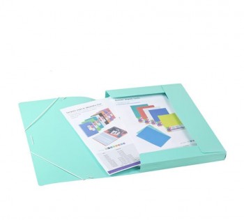 CARPETA GOMAS COLORES PASTEL SOFT CARCHIVO