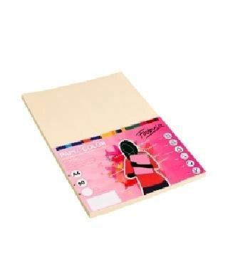 PAPEL COLOR A-4 80G PAQUETE 100H MARFIL