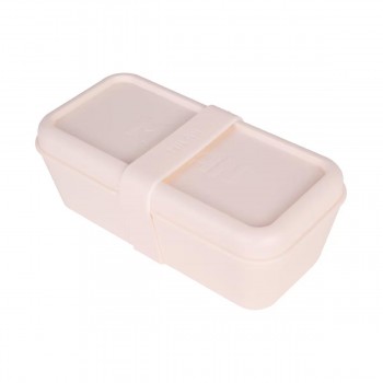 RECIPIENTE PARA ALIMENTOS RECTANGULAR 0,75L 1918 BEIGE