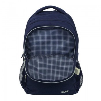 MOCHILA ESCOLAR 4 CREMALLERAS COLECCION 430 SINCE 1918 AZUL