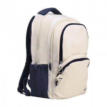 MOCHILA ESCOLAR 4 CREMALLERAS COLECCION 430 SINCE 1918 BEIGE