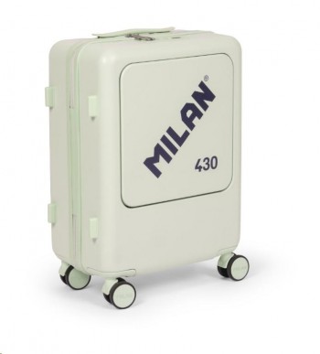 MALETA CABINA RÍGIDA 55 CM, MILAN 430 SINCE 1918, VERDE