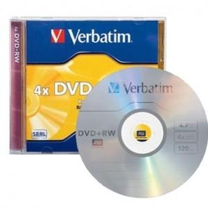 DVD+RW VERBATIM 4,7GB PACK 5