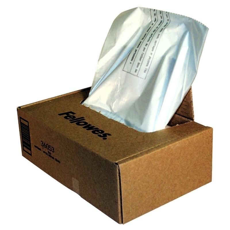 PACK DE 100 BOLSAS DESTRUCTORAS (HASTA 34 LITROS CAPACIDAD) FELLOWES