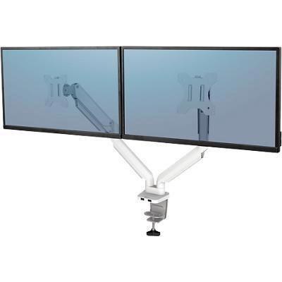 BRAZO MONITOR FELLOWES PLATINUM DOBLE COLOR BLANCO
