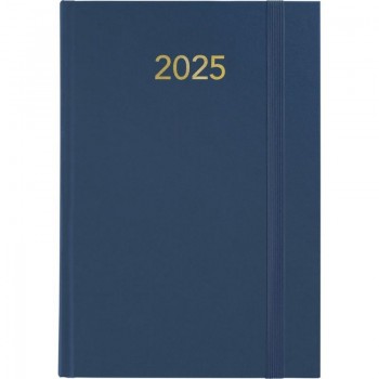 AGENDA ANUAL 2025 GRAFOPLAS D/P 145X210 FLORENCIA AZUL MARINO