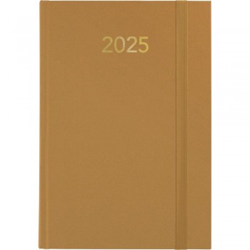 AGENDA ANUAL 2025 GRAFOPLAS D/P 145X210 FLORENCIA BRONCE