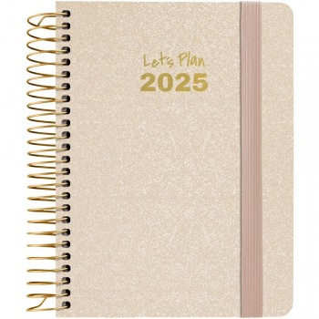 AGENDA ANUAL 2025 GRAFOPLAS S/V A6 METALLIC ARENA