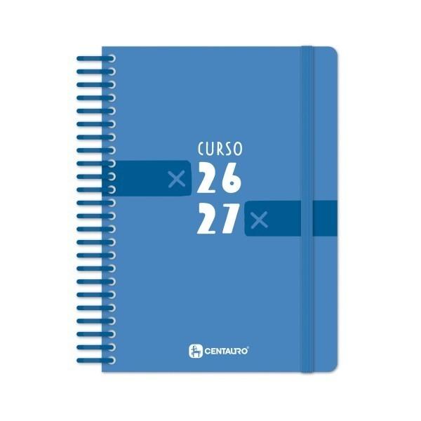 (26) AGENDA ESCOLAR 2026-2027 GRAFOPLAS PP A6 DP CENTAURO AZUL
