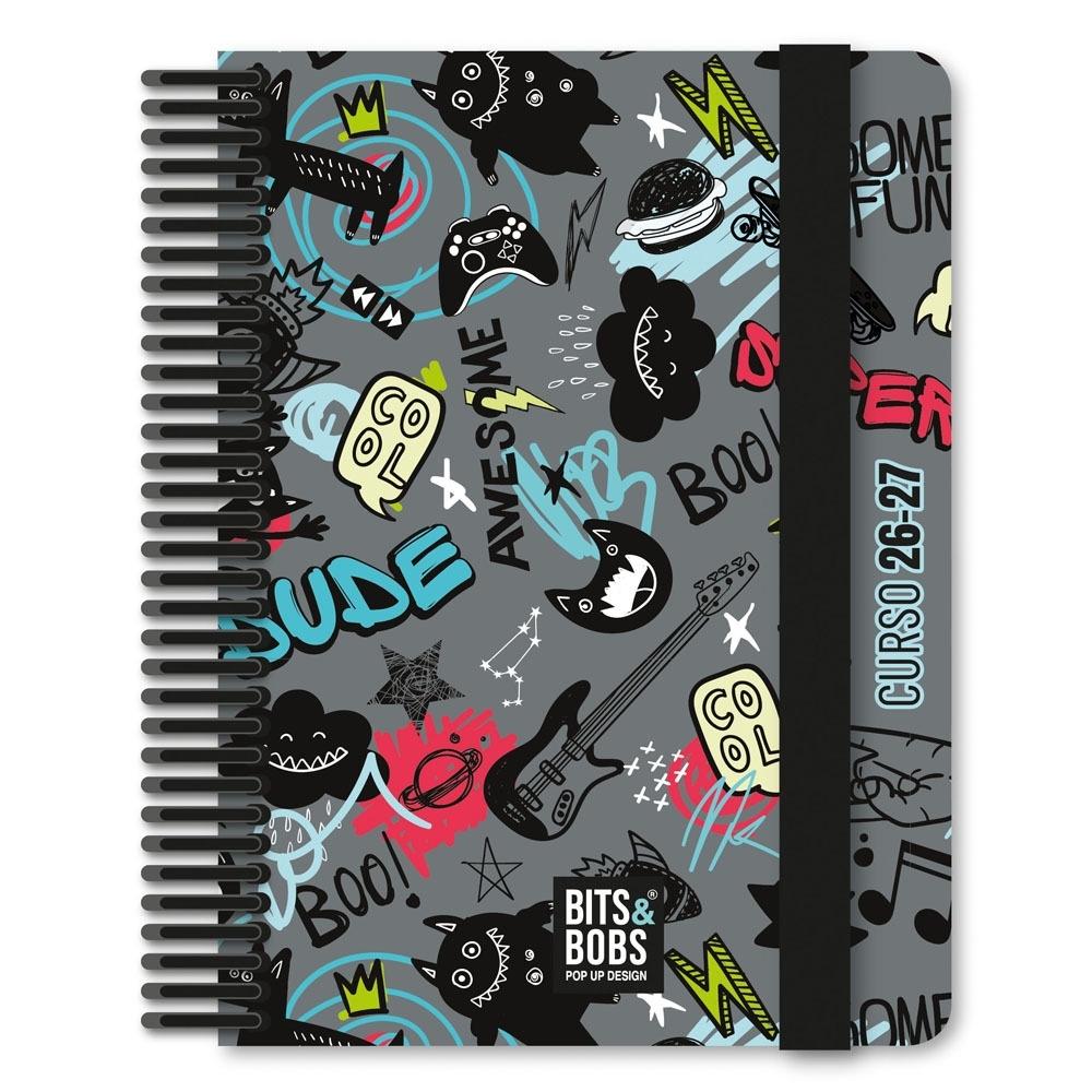 (26) AGENDA ESCOLAR 2026-2027 GRAFOPLAS A6 DP FORRADA AWESOME