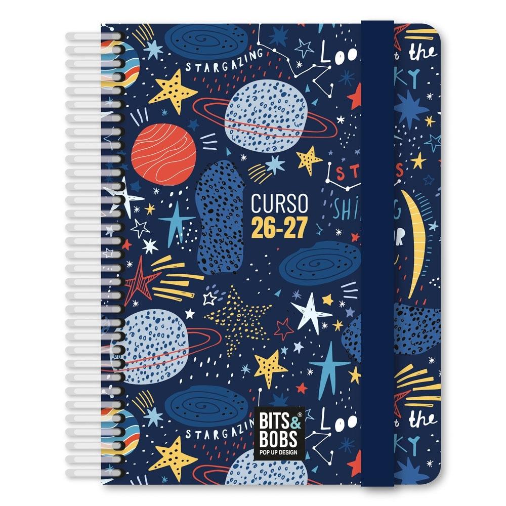 (26) AGENDA ESCOLAR 2026-2027 GRAFOPLAS A6 DP FORRADA PLANETS