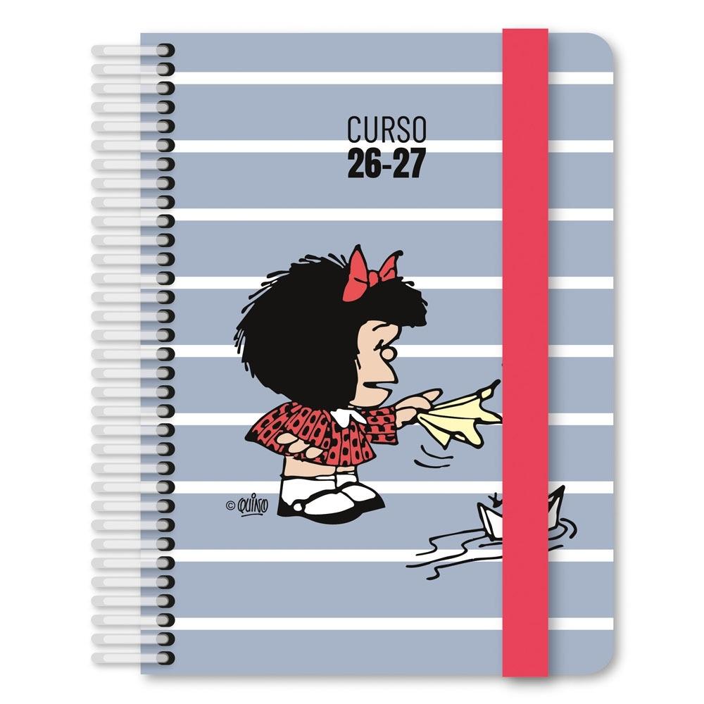 (26) AGENDA ESCOLAR 2026-2027 GRAFOPLAS A6 DP FORRADA MAFALDA BOAT