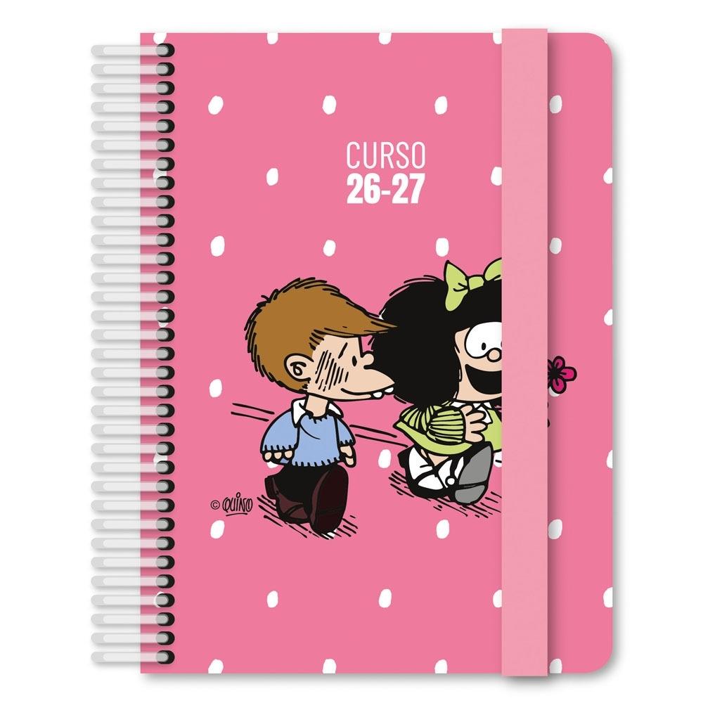 (26) AGENDA ESCOLAR 2026-2027 GRAFOPLAS A6 DP FORRADA MAFALDA FRIENDS