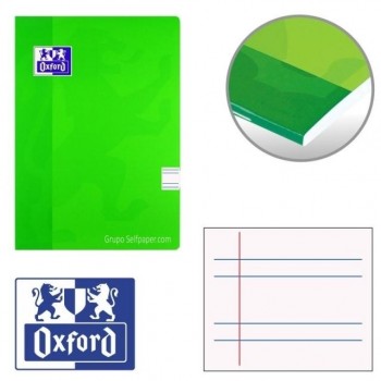 LIBRETA OXFORD TAPA BLANDA TAMAÑO A4 48H PAUTA 2,5MM