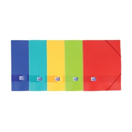 VAC26 (24) CARPETA DE GOMAS PLASTICO CON SOLAPAS OXFORD LIVE & GO TP A4+ - SRTD VIVOS (VAC-2025)