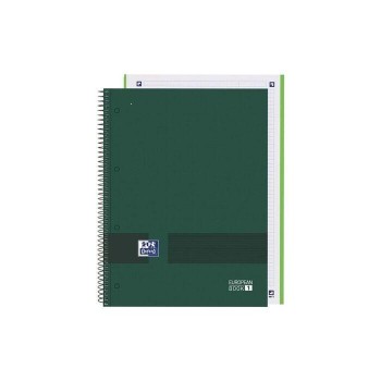 CUADERNO OXFORD EUROPEANBOOK 1 &YOU VERDE MILITAR 5X5