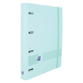 EUROPEANBINDER OXFORD TAPA PLASTICO A4 100 HOJAS 5X5 AZUL PASTEL