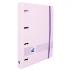 EUROPEANBINDER OXFORD TAPA PLASTICO A4 100 HOJAS 5X5 MALVA