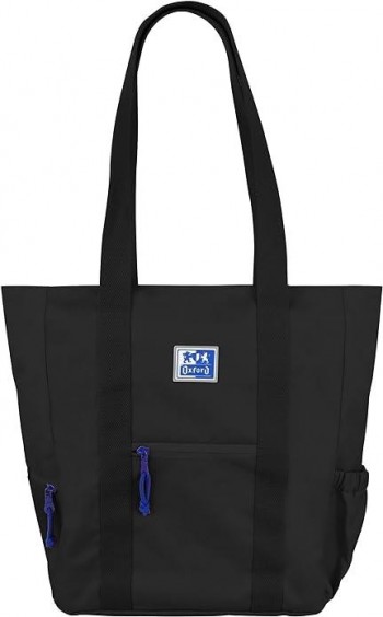 TOTE BAG B-TRENDY OXFORD COLOR NEGRA