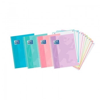 CUADERNO OXFORD EUROPEANBOOK 10 150H TAPA EXTRADURA TOUCH COLORES PASTEL