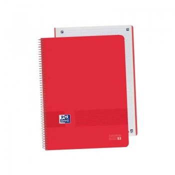 CUADERNO OXFORD EUROPEANBOOK 1 LIVE&GO T.PLÁSTICO A4+ 80H 5X5 VIVOS