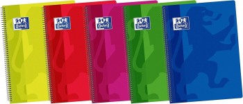 CUADERNO OXFORD EUROPEANBOOK 1 LIVE&GO T.PLÁSTICO A4+ 80H 5X5 VIVOS