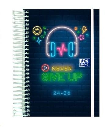 AGENDA ESCOLAR 2024-2025 12X18 D/P NEVER GIVE UP