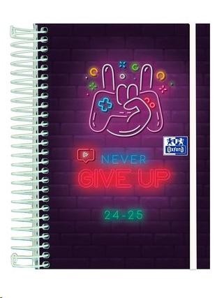 AGENDA ESCOLAR 2024-2025 12X18 D/P NEVER GIVE UP