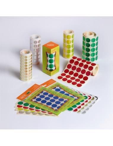 GOMETS ROLLO CIRCULO GRANDE VERDE METALIZADO