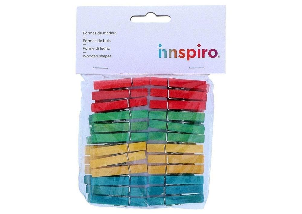 PINZA MADERA COLORES 48MM 45U