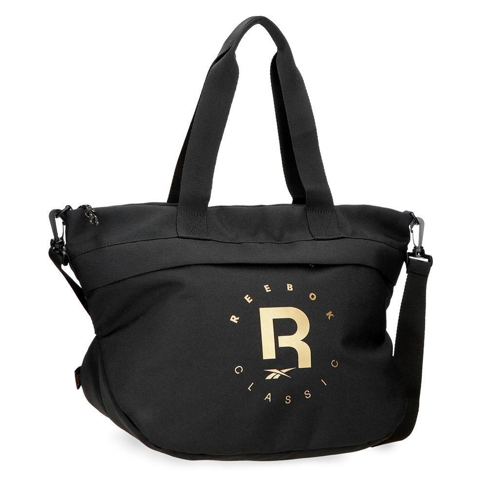 (26) BOLSO SHOPPER REEBOK GOLD NEGRO