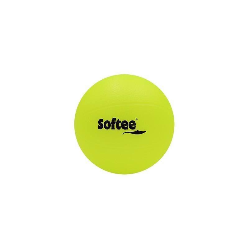 PELOTA POLIVALENTE RUGOSA SOFT AMARILLO FLUOR 140 MM
