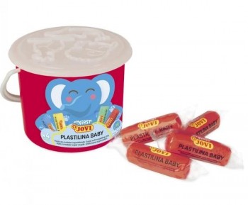 MY FIRST PLASTILINA BABY JOVI BUCKET ESCOLAR 40 PASTILLAS 38 G COLORES SURTIDOS (10 UDS X 4 COLORES) (+ 12 MESES)