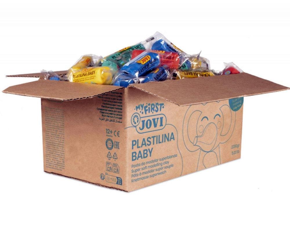 MY FIRST PLASTILINA BABY JOVI SCHOOLPACK 60 PASTILLAS 38 G COLORES SURTIDOS (15 UDS X 4 COLORES) (+ 12 MESES)