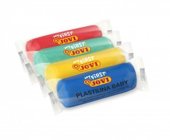 MY FIRST PLASTILINA BABY JOVI ESTUCHE 4 PASTILLAS 38 G COLORES SURTIDOS (+ 12 MESES)