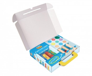 MY FIRST PLASTILINA BABY JOVI MI PRIMER KIT DE MODELAJE CON ESTAMPADORES DE MADERA (4 PASTILLAS 38 GR + 3 ESTAMPADORES)