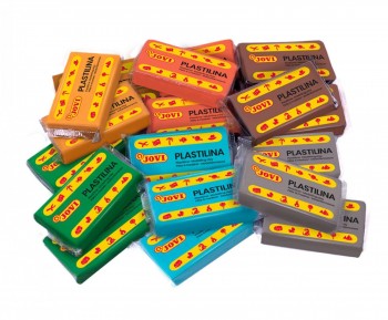 PLASTILINA JOVI 50GR CAJA 18 COLORES NATURE