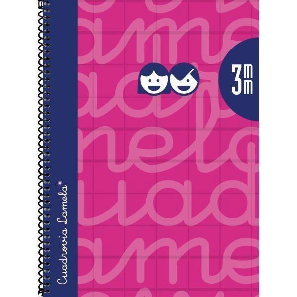 CUADERNO LAMELA TAPA EXTRADURA 4º 3MM FUCSIA