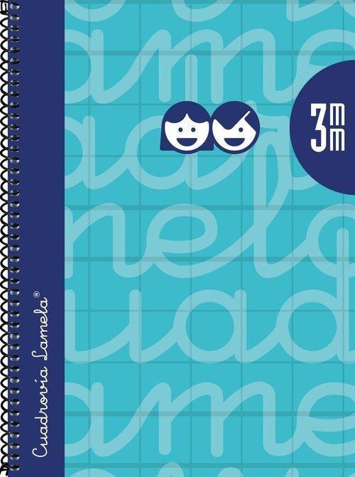 CUADERNO LAMELA TAPA EXTRADURA 4º 3MM AZUL TURQUESA