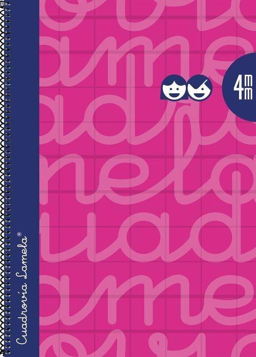 CUADERNO LAMELA TAPA EXTRADURA Fº 4MM FUCSIA