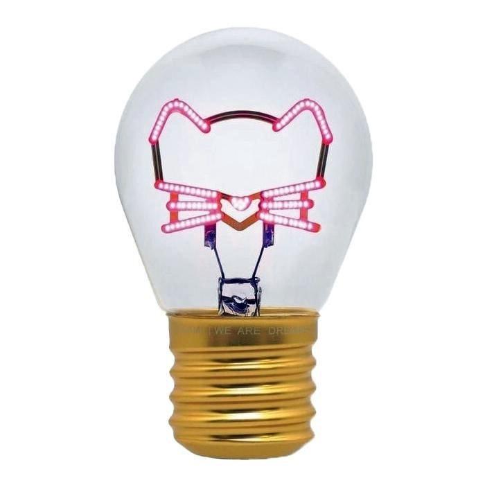 (25) LAMPARA DE MESA CON FORMA DE BOMBILLA  KITTY