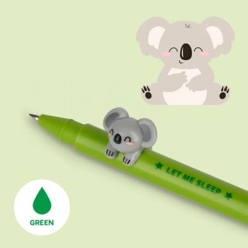 BOLIGRAFO GEL VERDE LEGAMI KOALA