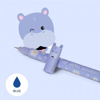 BOLIGRAFO BORRABLE HIPPO TINTA AZUL