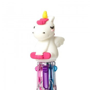 MINI BOLIGRAFO 4 COLORES UNICORNIO