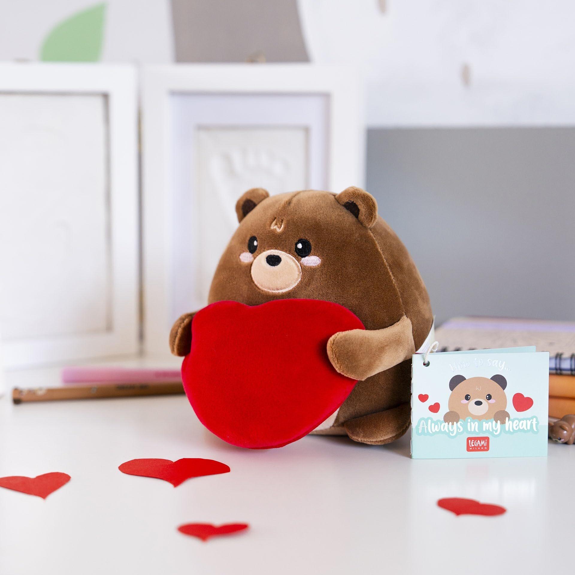 PELUCHE LEGAMI OSO CORAZON