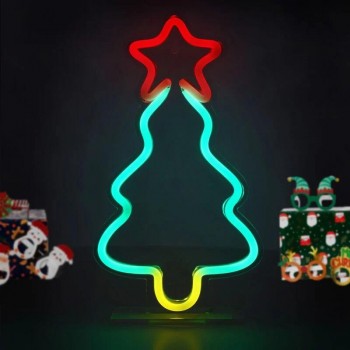 LETRERO LED NEON - ARBOL DE NAVIDAD