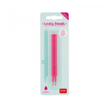 SET 2 RECAMBIOS BOLIGRAFO GEL LEGAMI ROSA