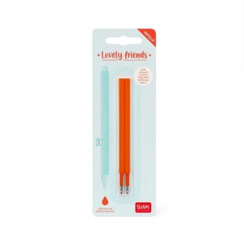 SET 2 RECAMBIOS BOLIGRAFO GEL LEGAMI NARANJA