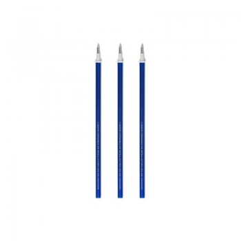 SET  3 CARGAS BOLIGRAFO BORRABLE LEGAMI COLOR AZUL