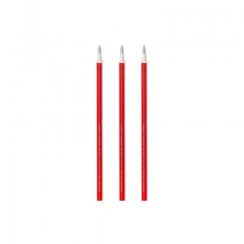 SET  3 CARGAS BOLIGRAFO BORRABLE LEGAMI COLOR ROJO